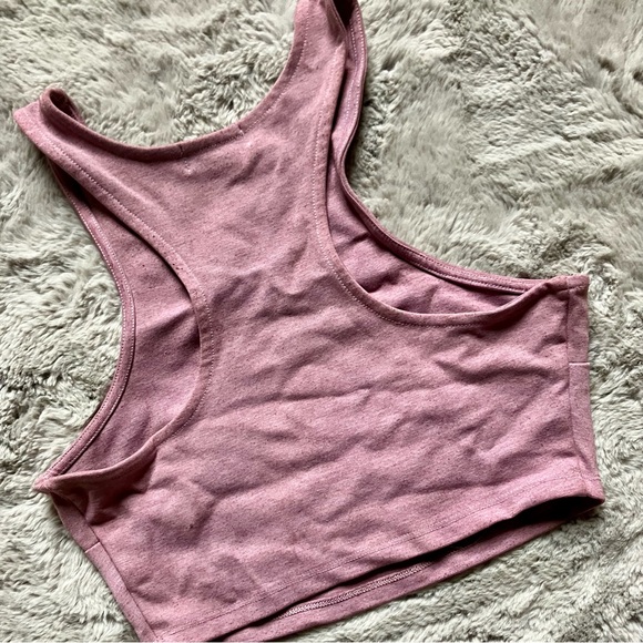 Seduction crop tank top plum pink - Picture 2 of 3